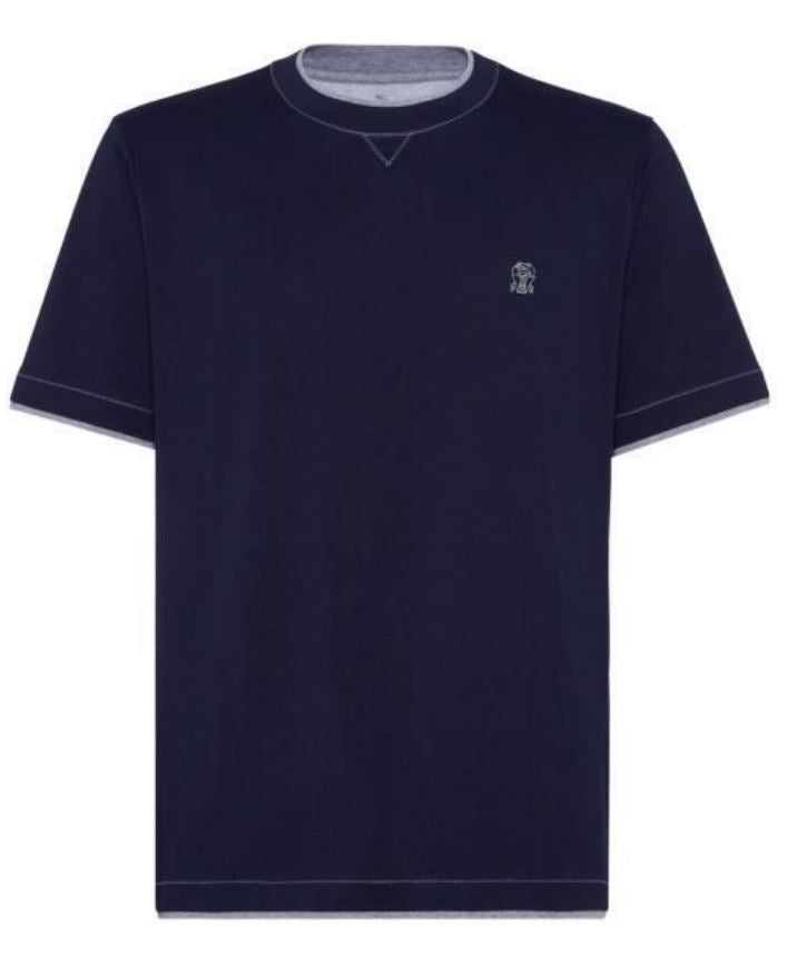 Brunello Cucinelli Sweaters - Cobalto+grigio | dd5ccdff4c79be7860339d6af8826ad6c7fb96d4