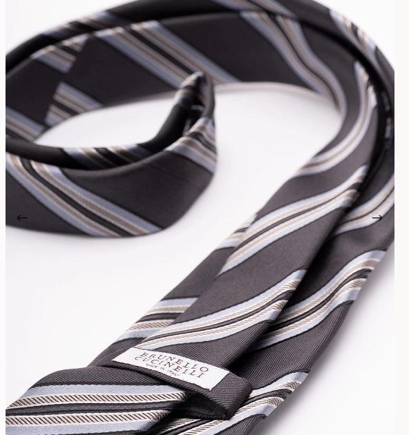Brunello Cucinelli Ties - Antracite/grigio | dc1624c204f6d9f3be787ccfdc97261475368f4a
