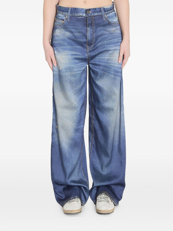 Golden Goose Jeans - Blu e verdi | f0712eef7c2bdedf48f7ede29116058bf50d1324