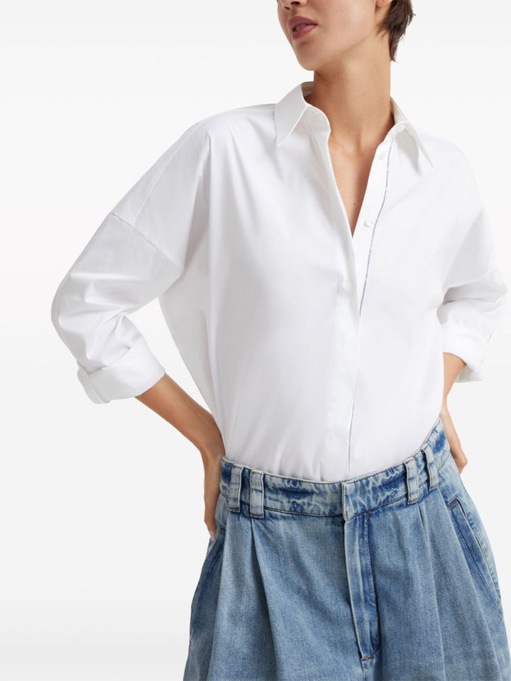 Brunello Cucinelli Shirts - Light and natural | 888cbf634bed01234f61372eaf76d9210959527d