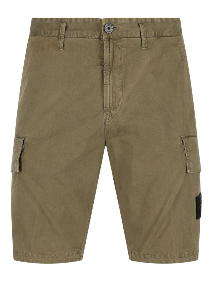 Stone Island Shorts - Military green | 8beca6da6df319d740e3a87d24e85dcb98bd13bd