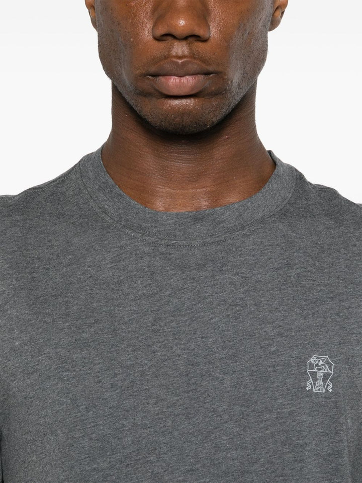 Brunello Cucinelli Sweaters - Piombo+perla | 5bf28c3982bf6fcbc05af7bd9ff0ab73c7042a11