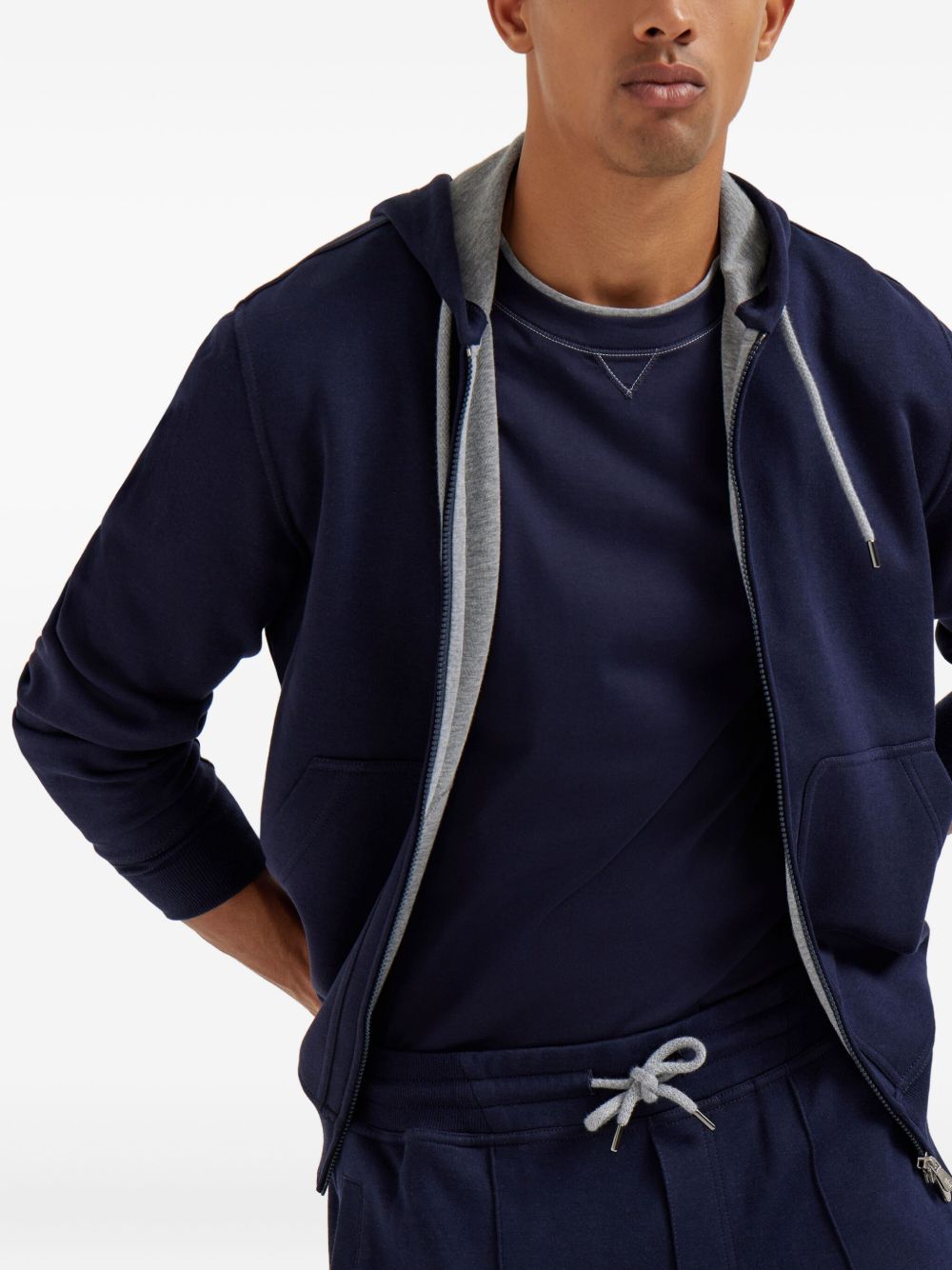 Brunello Cucinelli Sweaters - Cobalto+grigio | 67a4a6eea1a914b093135d8c9448b09226dc579f