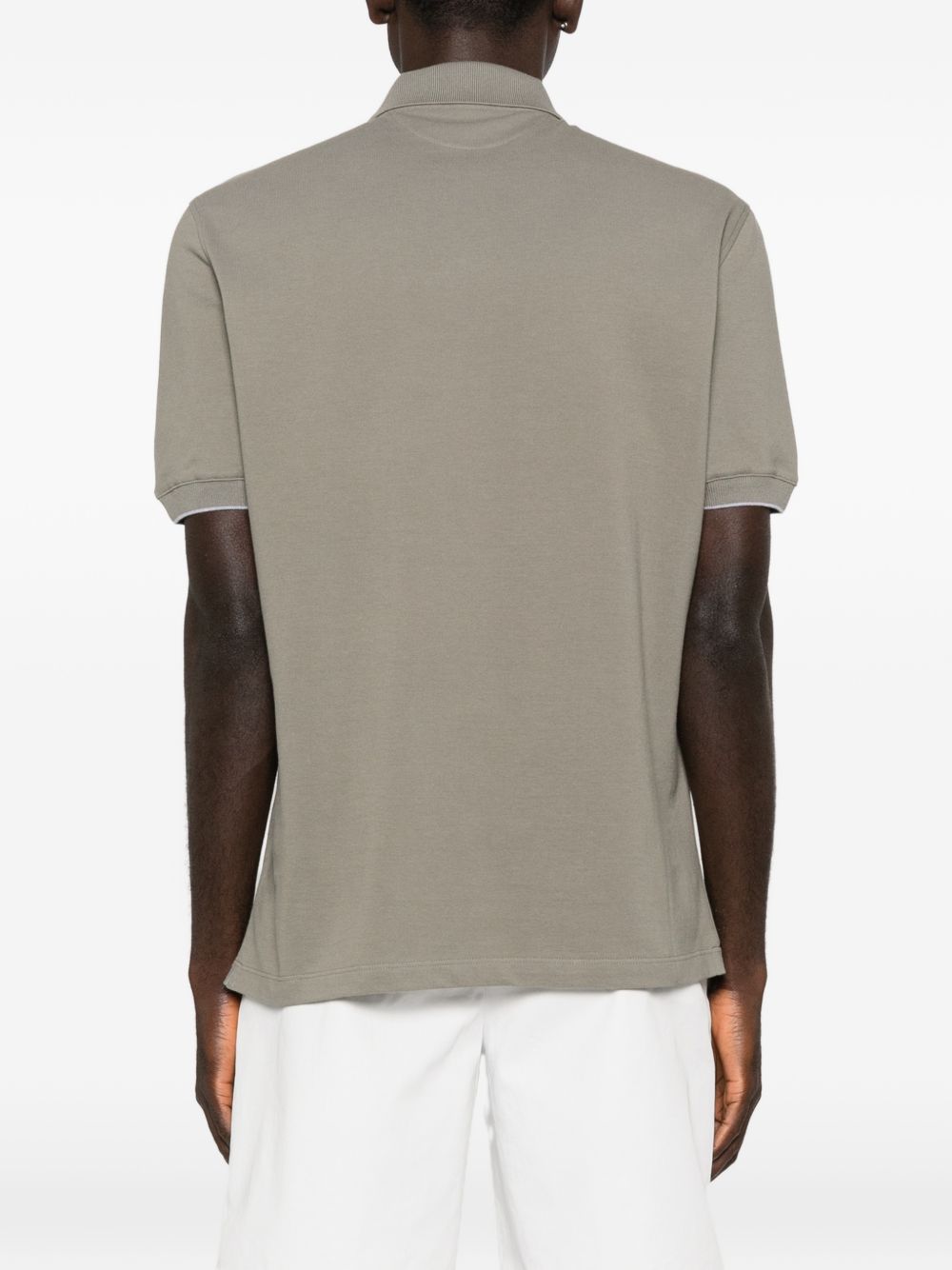 Brunello Cucinelli T-shirts and Polos - New kaki+grigio | 7762ece1de63a15168a3d16ba0dbdd8bb063ab36