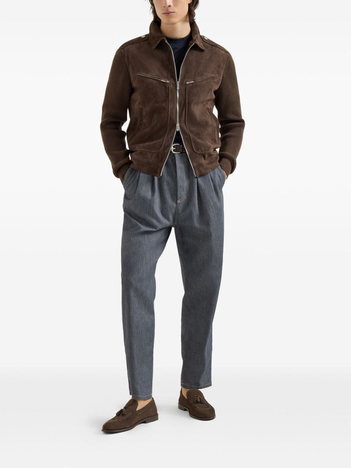 Brunello Cucinelli Coats - Espresso+rubino | f12531ea16088ee22d7dcf5bc73404b221741c7d