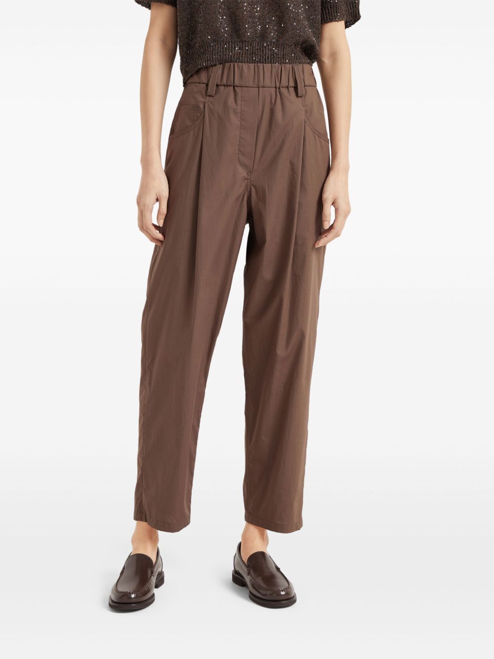 Brunello Cucinelli Trousers - Brown | 236e1df5cffcff31427b685070e68791d8e78a63