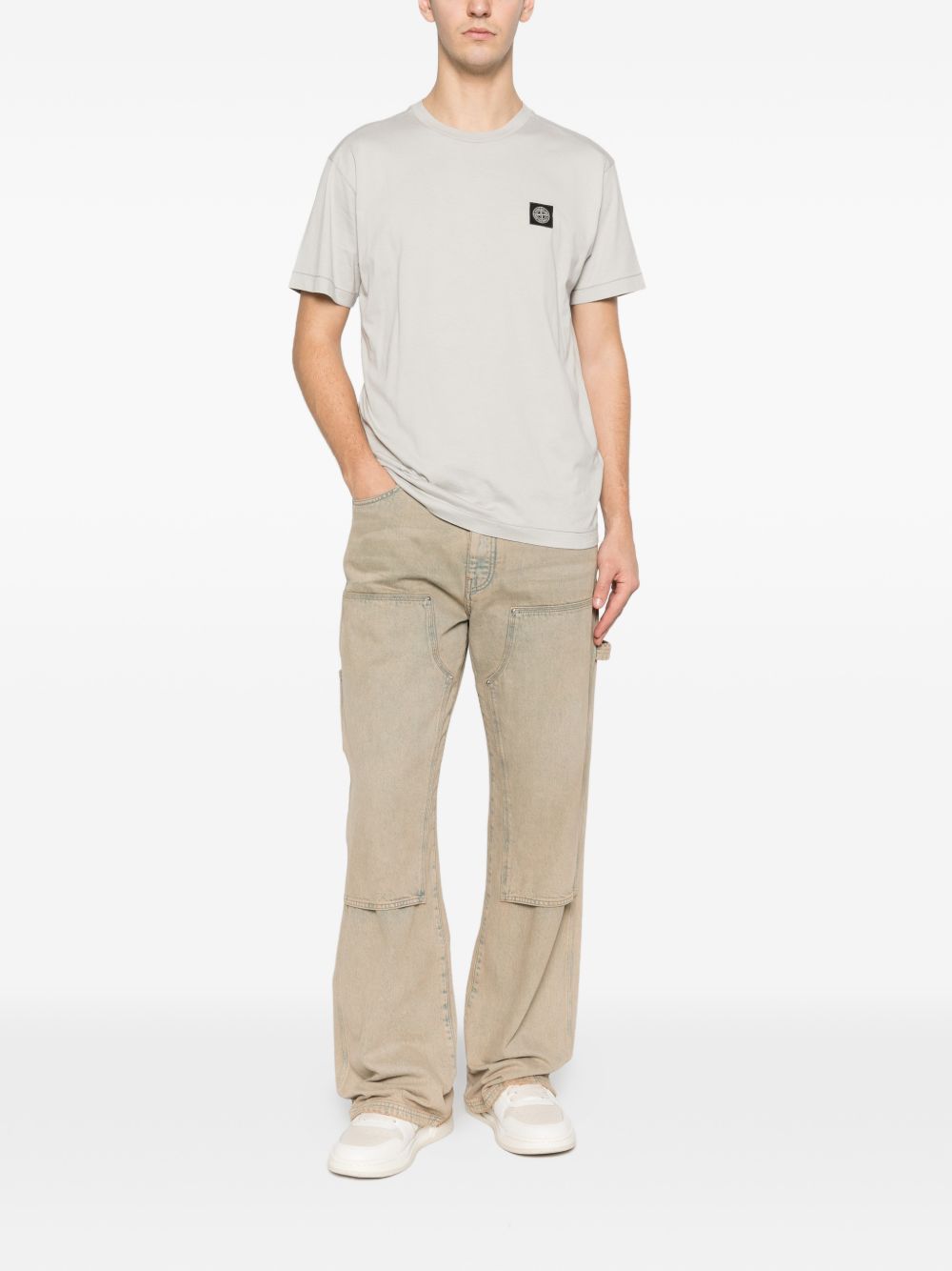 Stone Island T-shirts and Polos - Blacks and greys | b29a5cecec80e1082f5a6fcc1d4fa1758077c53b
