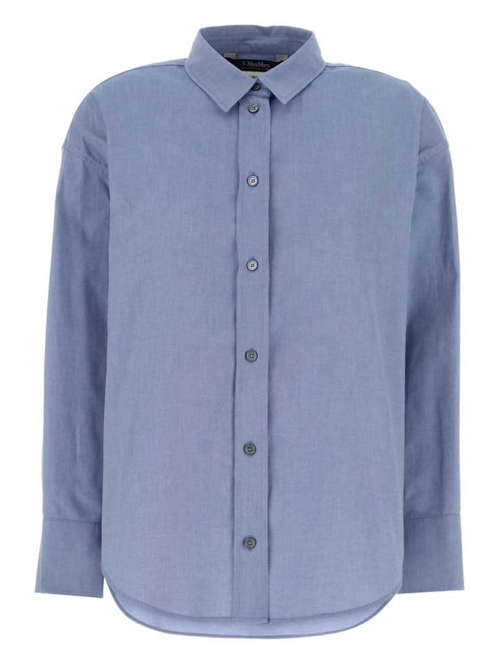 S Max Mara Shirts - Blu e verdi | 48ab0e3d77498699d003962557fbf009e518ba33