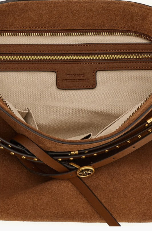 Pinko Bags - Marrone/leone/oro | 1bc118b0fe1ac2d64fc8d0c710d2a1c5c7f546e9