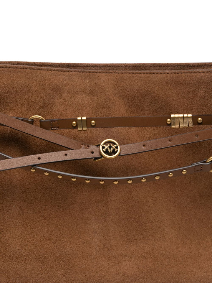 Pinko Bags - Marrone/leone/oro | b5e869d9d4d86d04d5f915b360314fa944d23f18