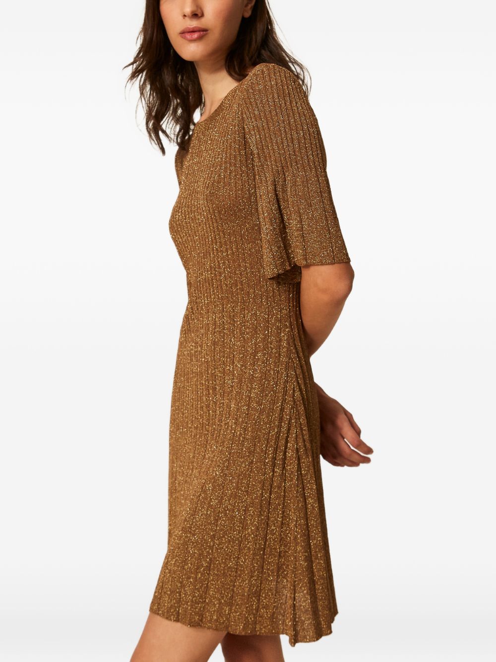 Twin-Set Dresses - Wood gold | 8d3ed9ad488361164cc1e8db3f5d494a0d6d5bc3