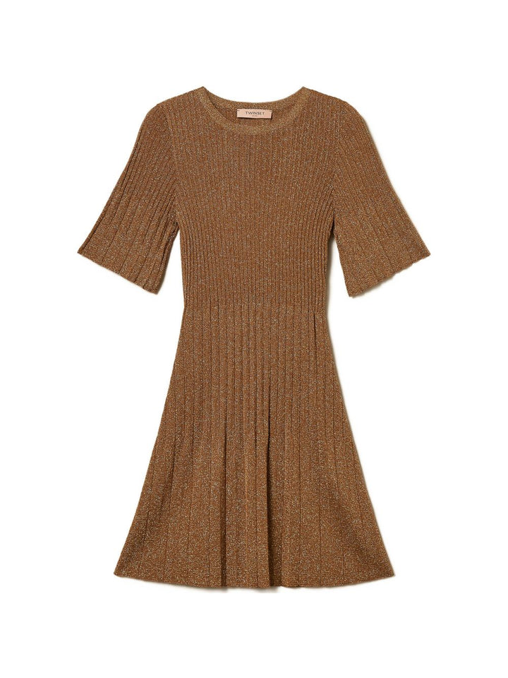 Twin-Set Dresses - Wood gold | 1370933aac354c28b3d732e1a35c2eb1d255b6c4