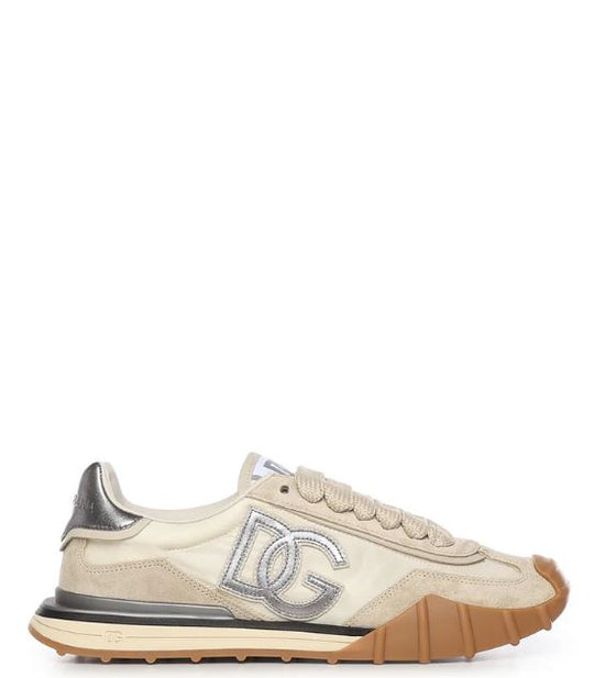 Flat Shoes Avorio/Argento