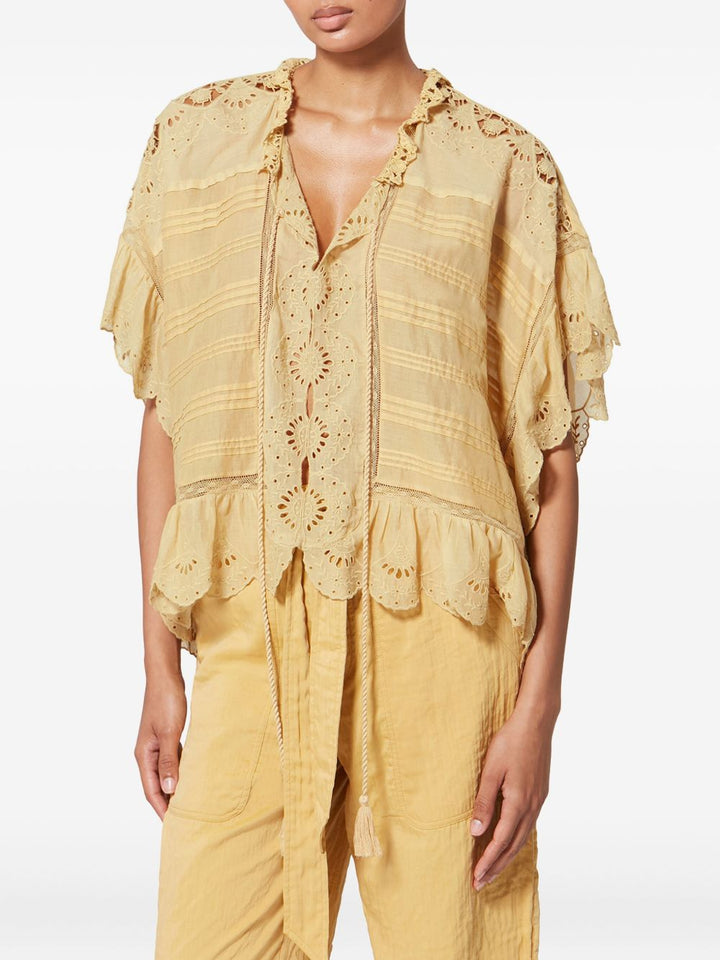 Isabel Marant Top - Light ochre | e10ed731562690048dfd71eb8ac3ad6fa1518f5a