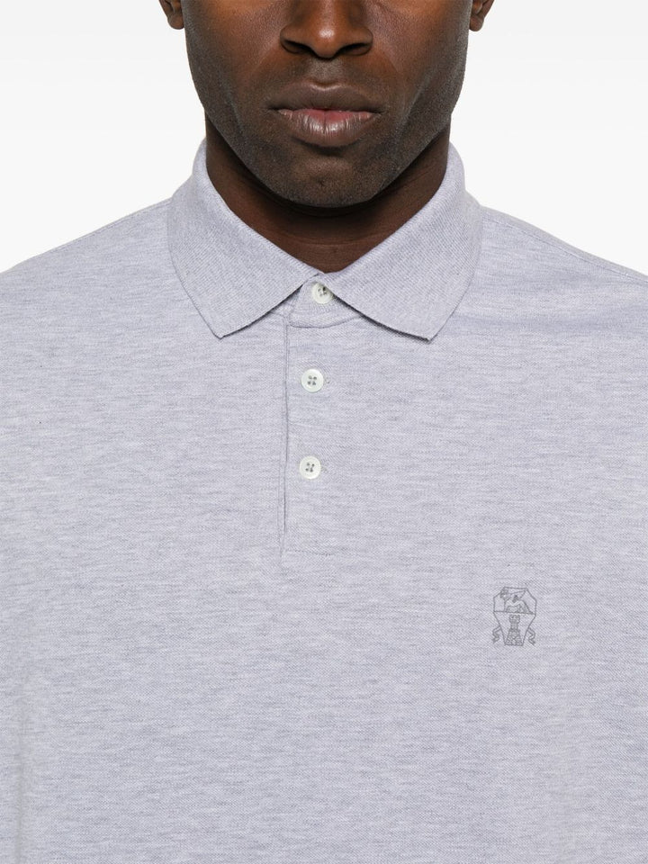 Brunello Cucinelli T-shirts and Polos - Grigio+piombo | 299125084fbc9cb63d5d0ff503813b98037f32b1