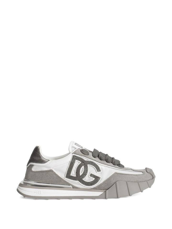 Dolce & Gabbana Flat shoes - Bianco/grafite | 9f73352035e7080b5c394beb43f22b6a301804da