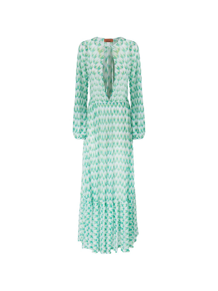 Missoni Dresses - Blue and green | 5a0618640d79420107cf6d41ff9a0c17b37ed697