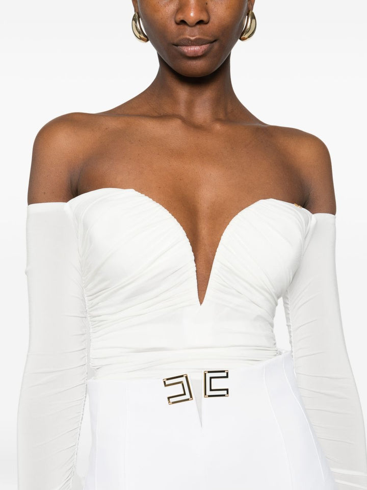 Elisabetta Franchi Top - Light and natural | 7721e77ddc0c12886075e0755446cbcd35f971ef