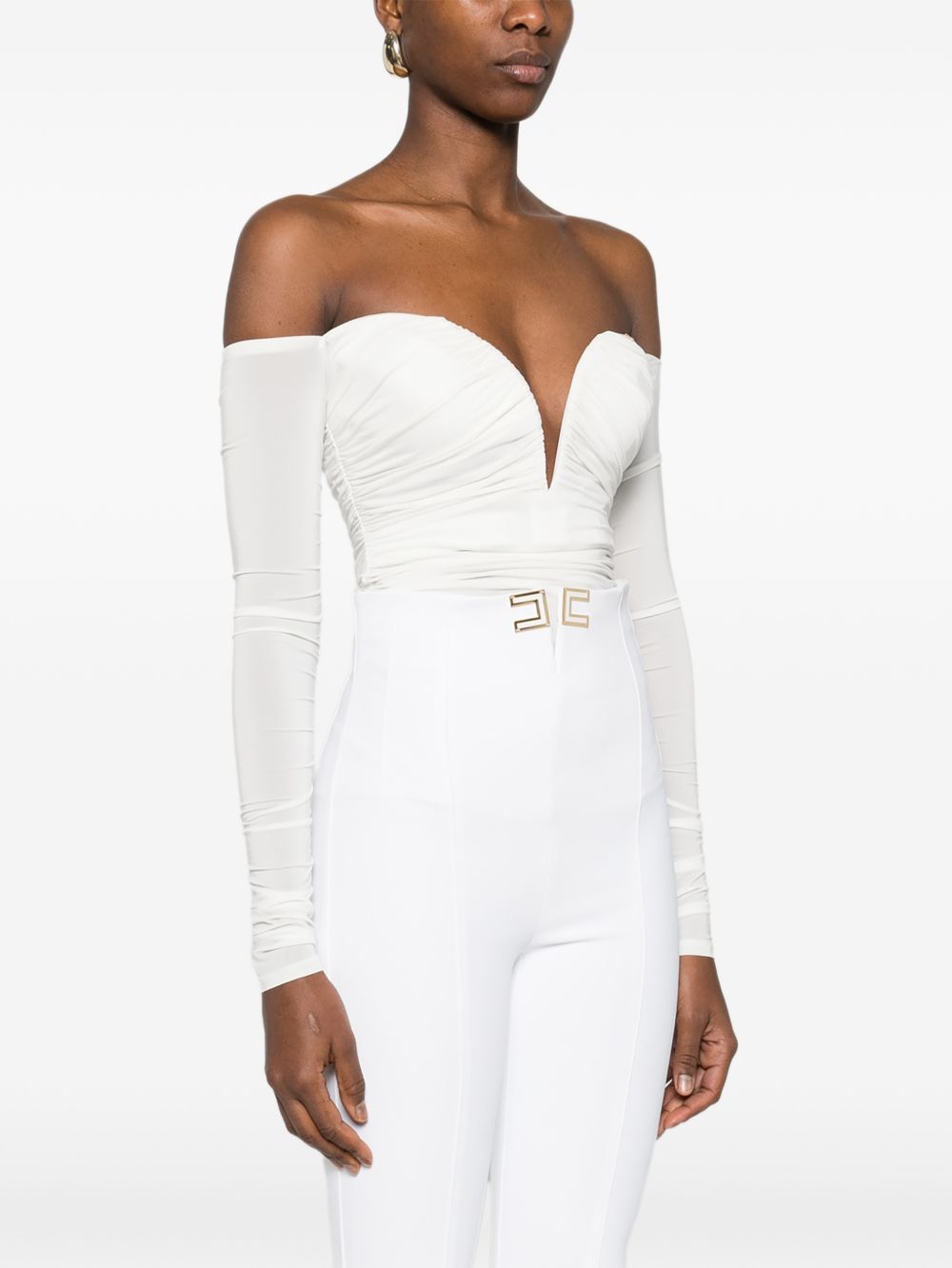 Elisabetta Franchi Top - Light and natural | d47d9162562661d1b80a04549f5d2e4c75bc9bc0