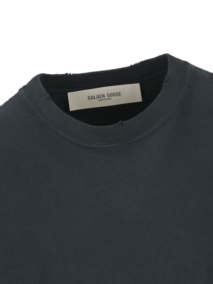Golden Goose T-shirts and Polos - Washed black | 6a709970f19630616ecfd000a68b693c41db92e1