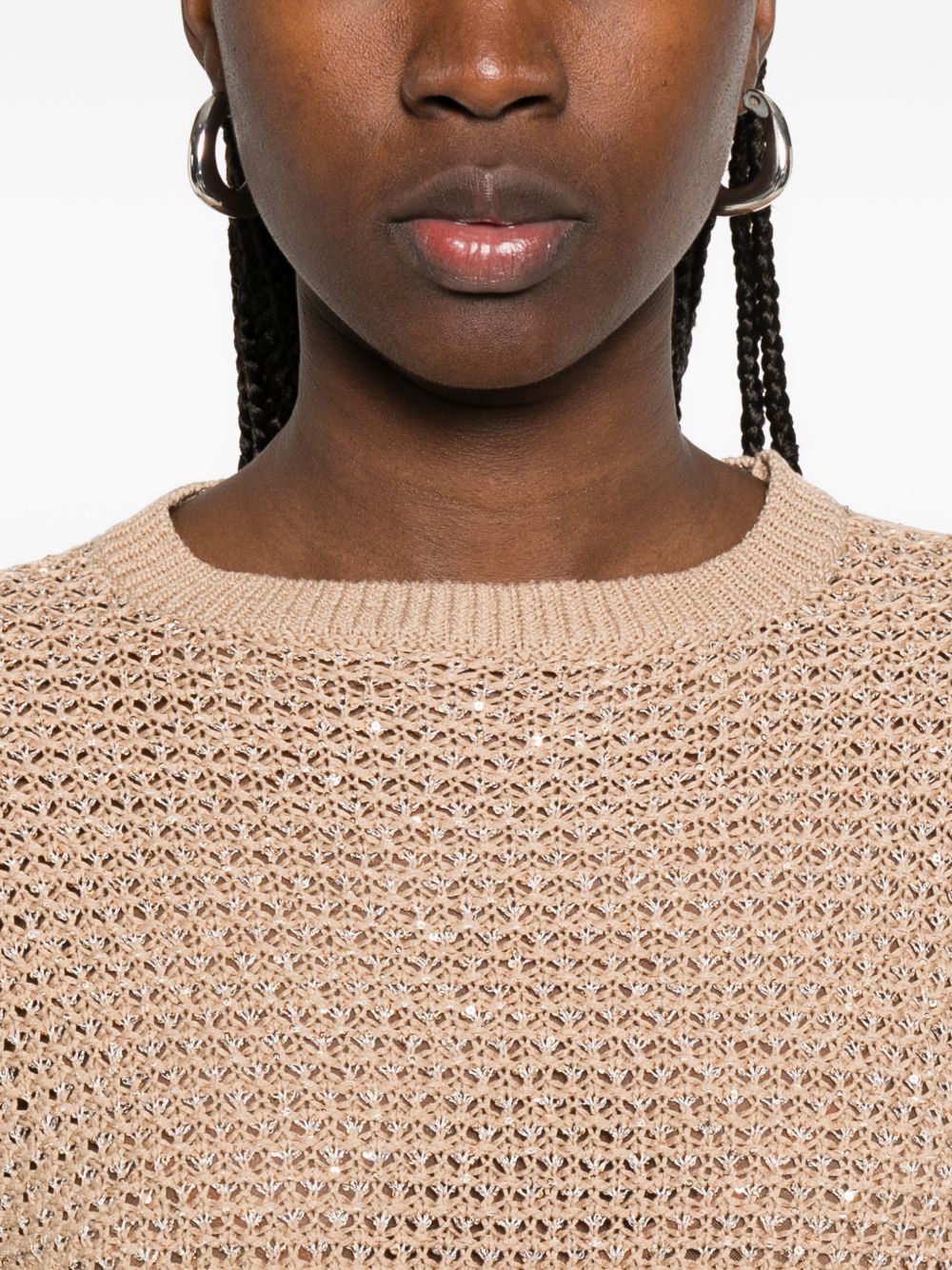 Fabiana Filippi Sweaters - Acero | 92aebefd0c2ac89a333b42e4a0513e0f3a98382c
