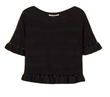 Twin-Set Sweaters - Blacks and greys | 4c759b0cdd50267ddccfb21d8c98a30de30bb6d5