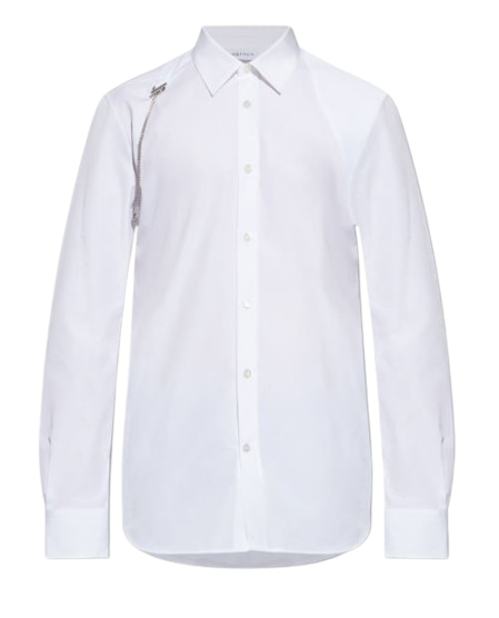 Alexander Mcqueen Shirts - Optical white | 5fa5835d5d4b26d9319da7a57af525eec1463f48