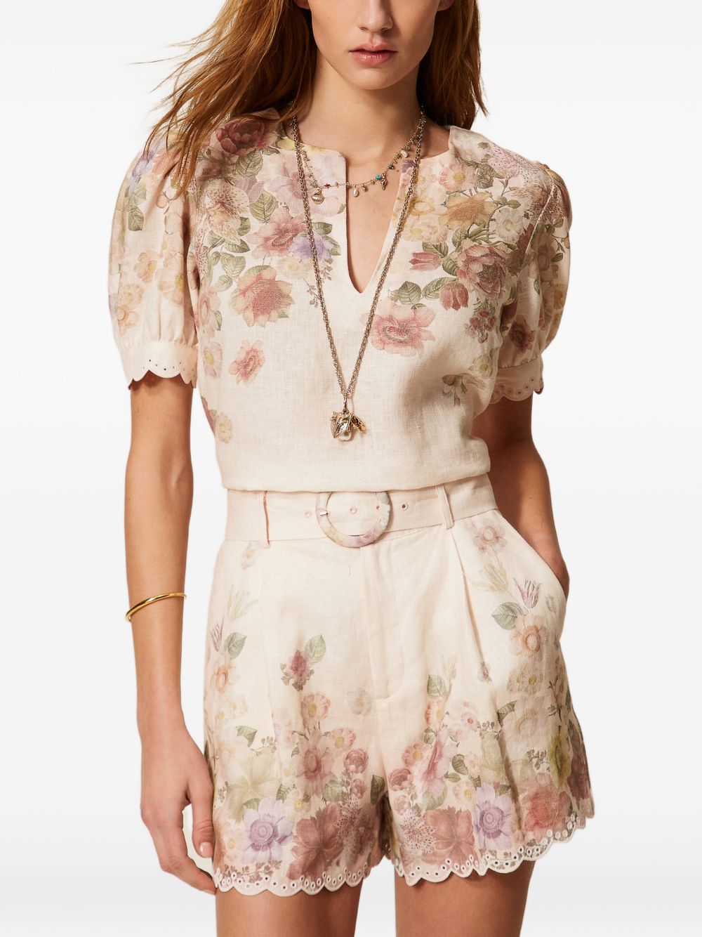 Twin-Set Shorts - Wildflowers/pastel | 23034d656017a992e49635752b5ba3e580a28b65