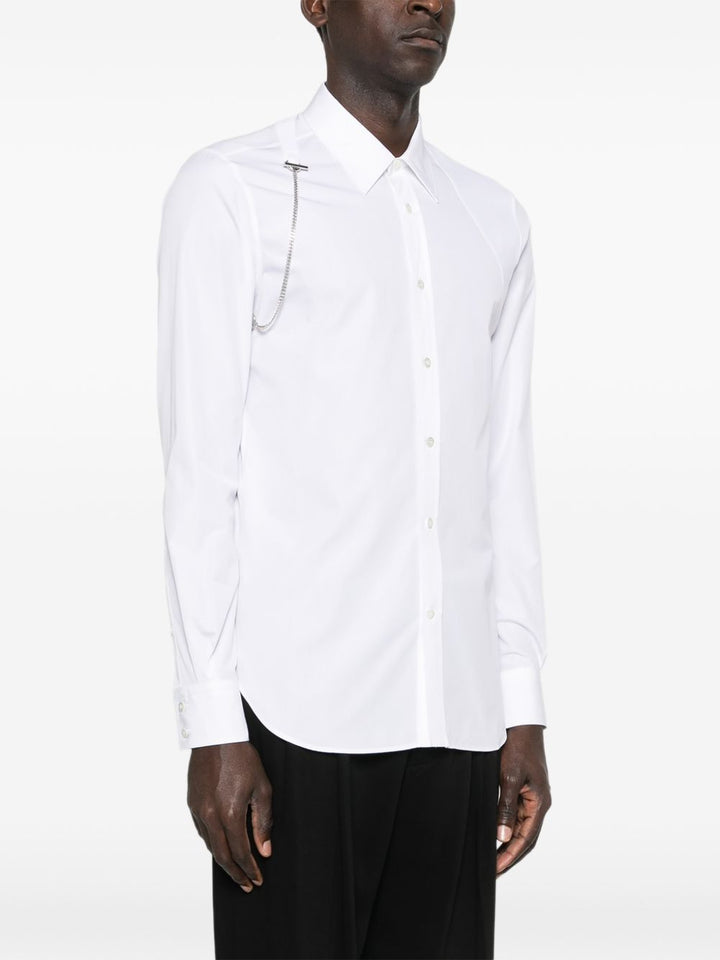 Alexander Mcqueen Shirts - Optical white | 399793c0ac7adc1e010979070e6449e2b86a0f2f