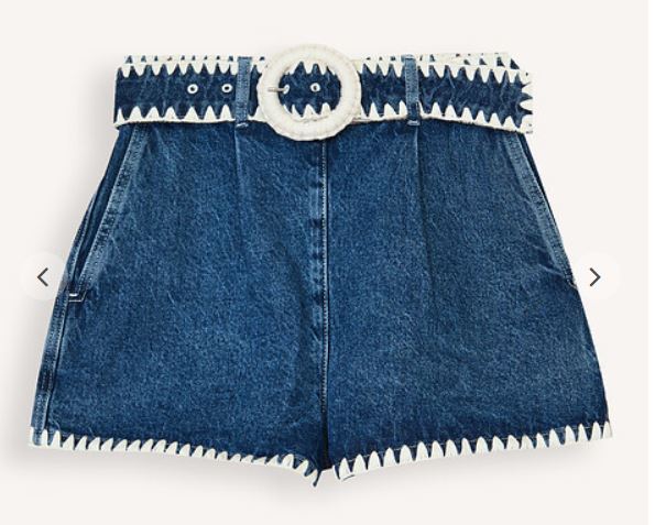 Farm Rio Shorts - Blue and green | be136432242e03595af128c4a65692e643ec2d6d
