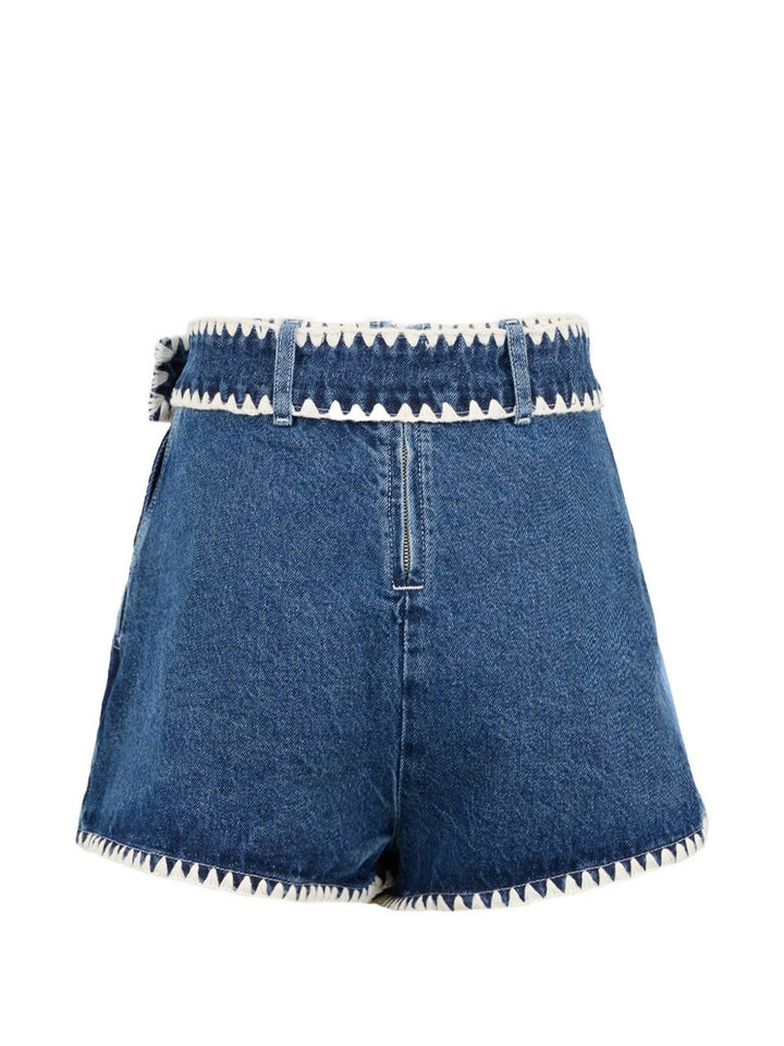 Farm Rio Shorts - Blue and green | fd02e6558a2d17d0d80f84da354c8e2b2a60a6a9
