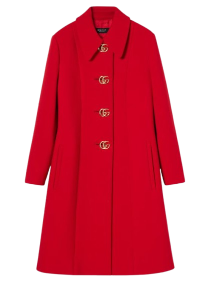 Gucci Coats - Hibiscus red | 40010745d58ee4db3e8891e9611c929bdc2959a6