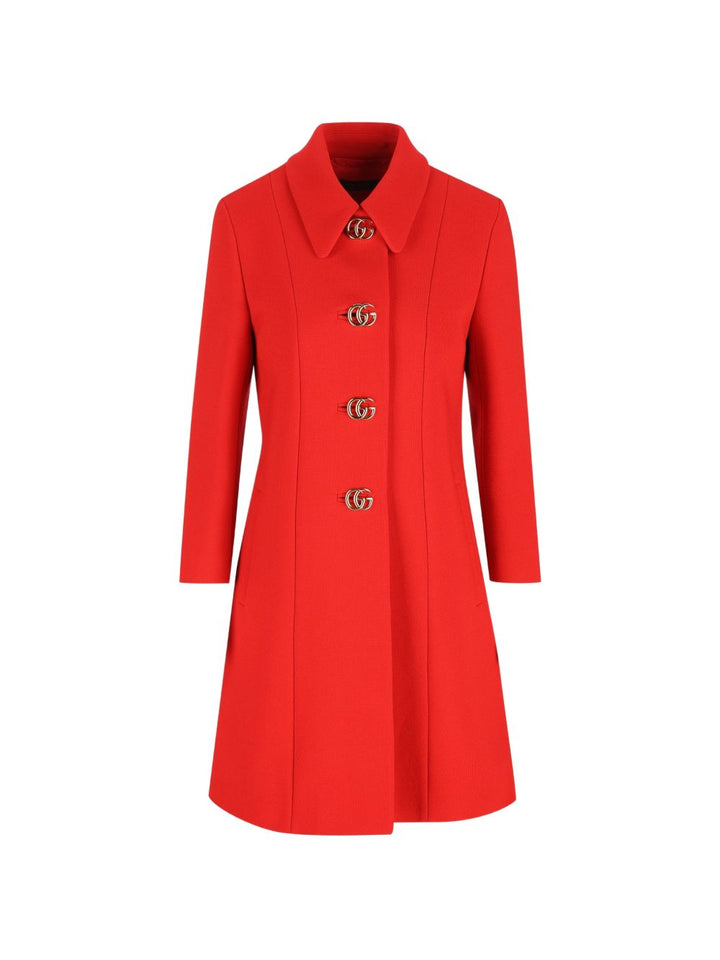 Gucci Coats - Hibiscus red | 0eacbadc7b3931801f33127ab544d1a455ad58fd