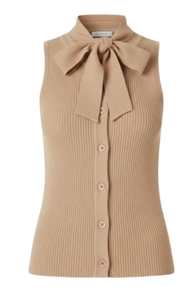 Pinko Top - Beige angora | 41092a18b8009a93f6521343e200459e69de4fb8