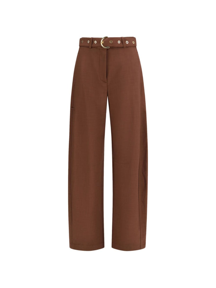 Pinko Trousers - Marrone terra | 2c7e729640fd5ad7a0aae6592a549c7cc3d25eb7