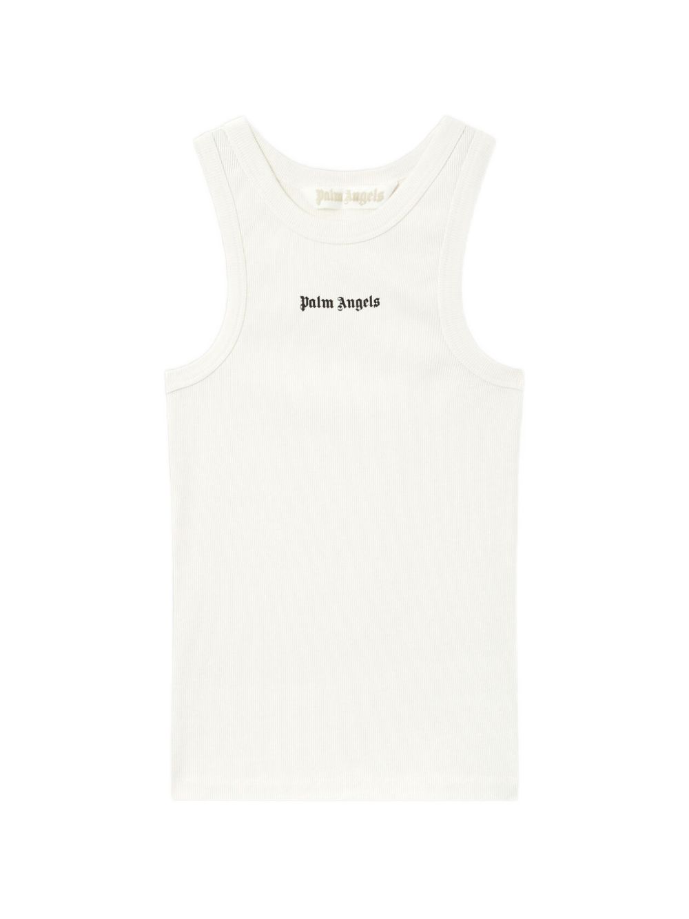 Palm Angels Top - Off white black | 0a93557e41e40f2373d8992ee4d48f6aadbf5fd2