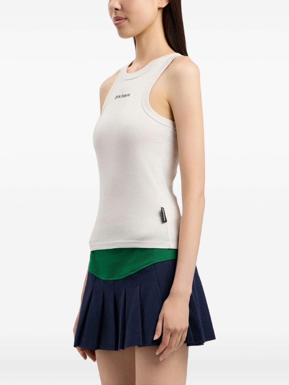 Palm Angels Top - Off white black | d45a294e66d829d08681833fdbb2429597754455