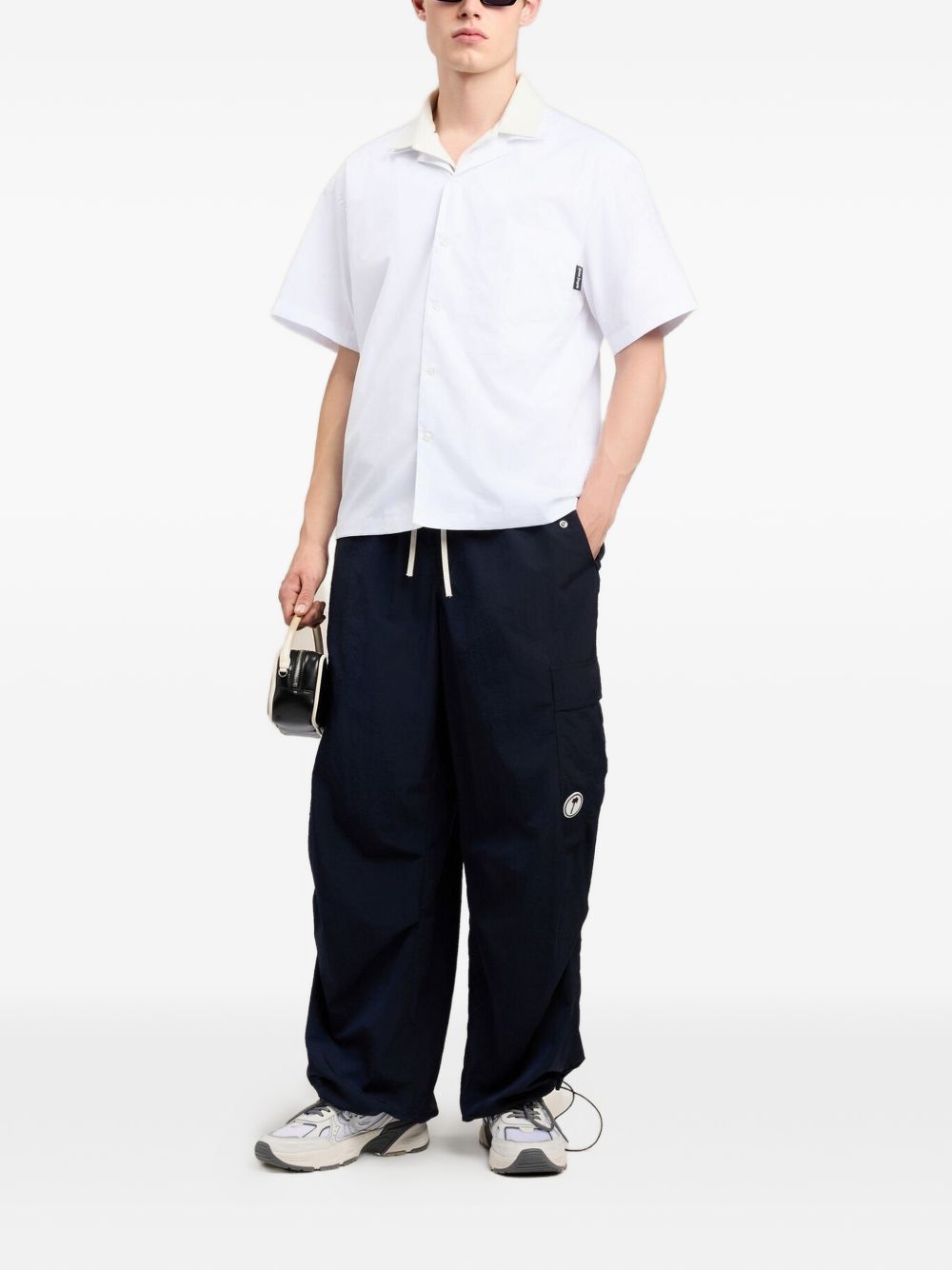 Palm Angels T-shirts and Polos - Off white black | caf2c1e3b041d0672a5a6f2a24a58df39351fcd1