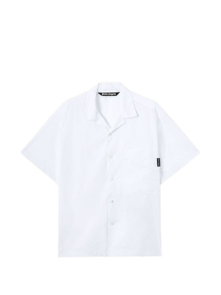Palm Angels T-shirts and Polos - Off white black | 4a1d7c062767d593859a3d5e8e1609dc28b7800e