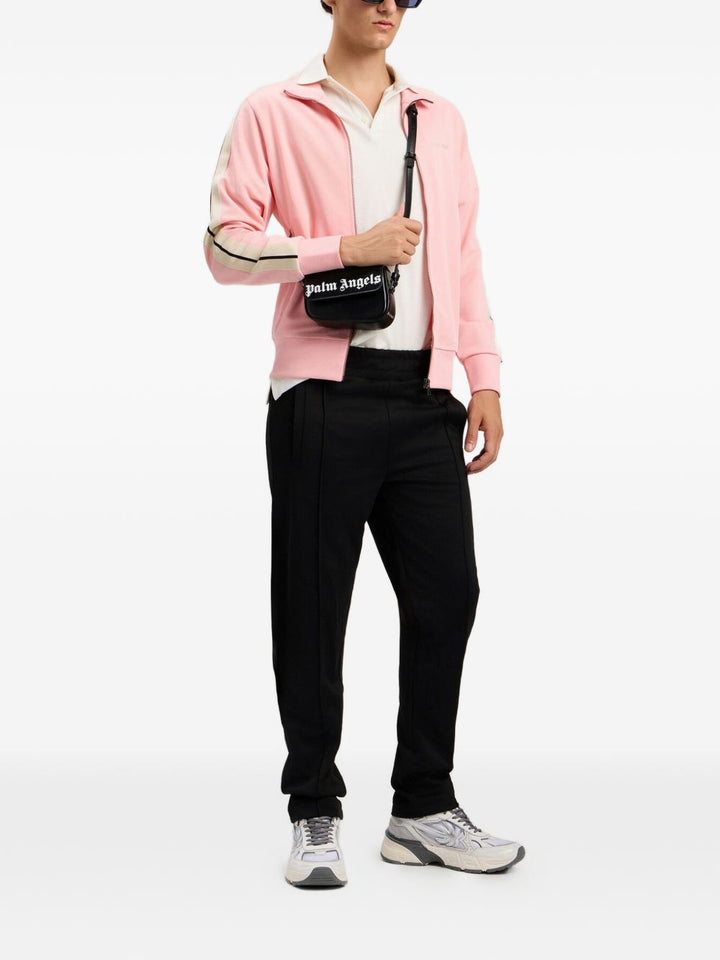Palm Angels Trousers - Black off white | 908cb49fc8f68045a95dbaa2724098fc265f0ecd