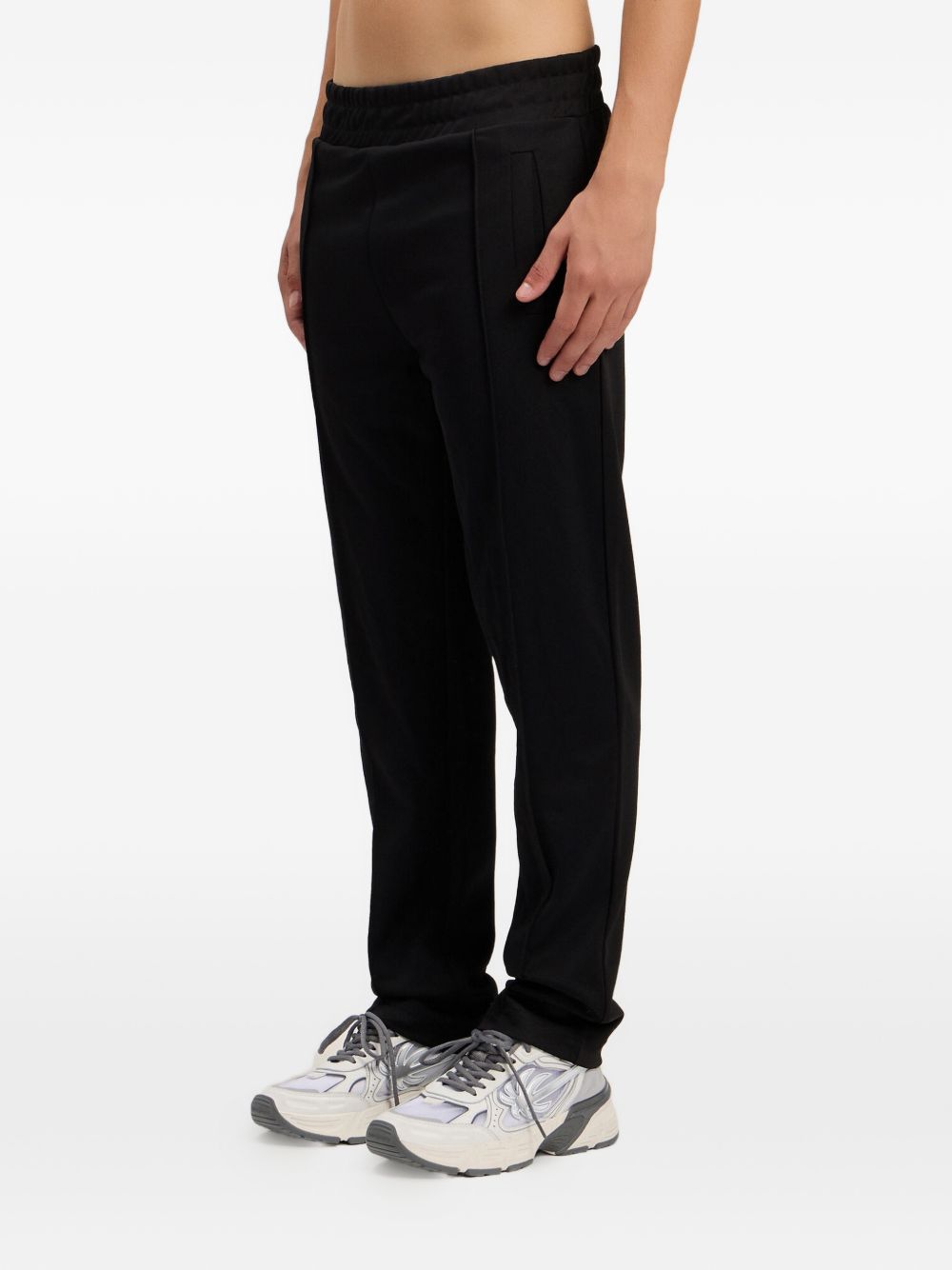 Palm Angels Trousers - Black off white | 498c962a86e2a99a3617e44cb68e7b39effac28d