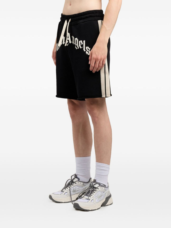 Palm Angels Shorts - Black off white | b2c95ec41ea98dceaf99e2aecb066c6c1c130eb1