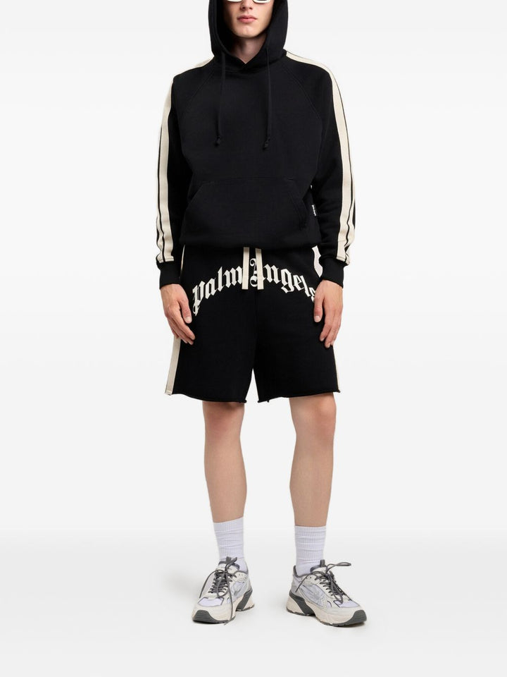 Palm Angels Shorts - Black off white | 5050392151df2b86533d5e91c1709d8a9c85fd64