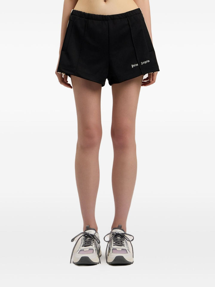Palm Angels Shorts - Black off white | d817da78ade7b8b65f5736d5c859e007f6618935