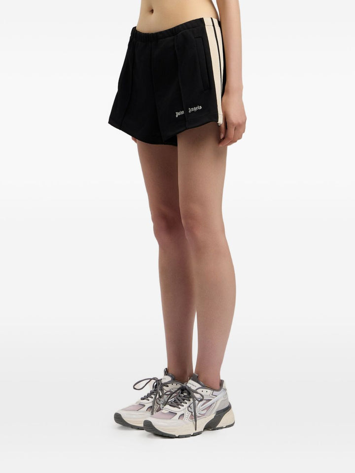 Palm Angels Shorts - Black off white | a975a0ca09ed61716c30a5a756eeaef50ba014e6