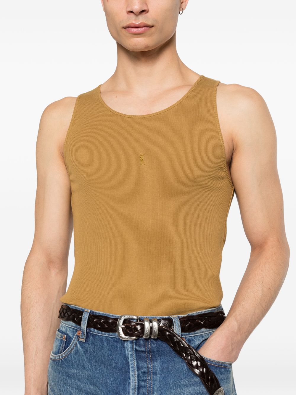 Saint Laurent T-shirts and Polos - Miel fonce | 88647a6176f1e8f5595adff431b3a84b47b1cd9b