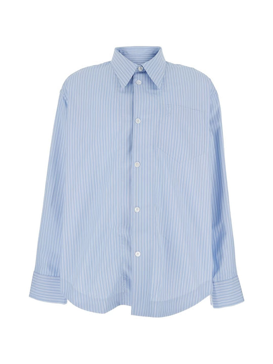 Shirts Bleu Cachemire/Blanc