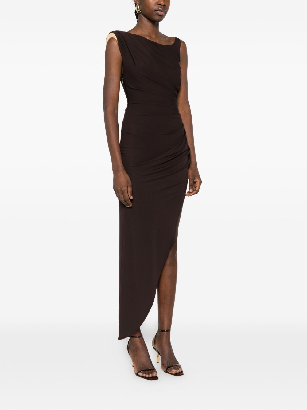 Elisabetta Franchi Dresses - Dark chocolate | fee41d482354d8fd36724ebfedb5988508757818