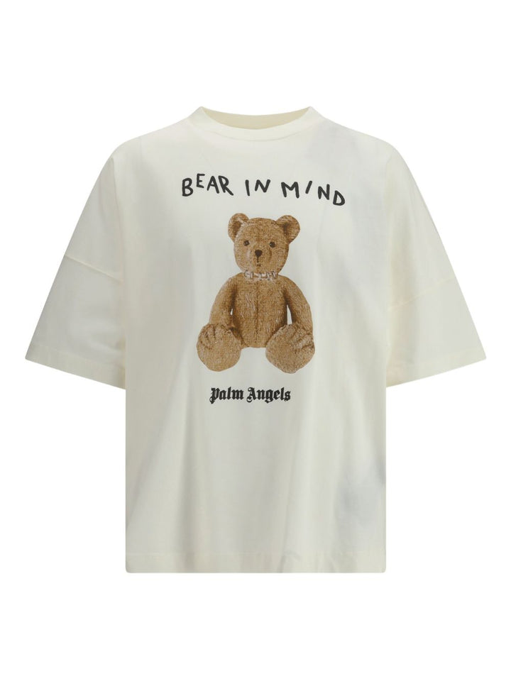 Palm Angels T-shirts and Polos - Off white brown | 6879c5e78cc4c191c154ccd947d966bd2d08988a