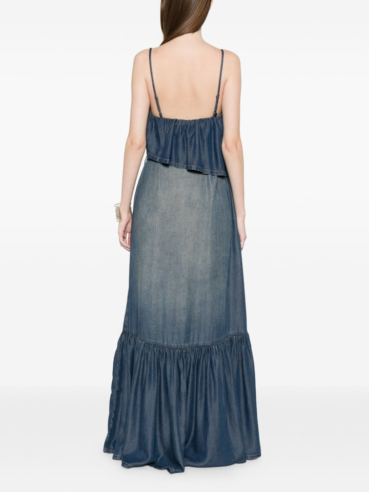 Pinko Dresses - Denim medio-scuro | 68a949a5ec4c6b9317cb63ebc86a55c872bfecb4